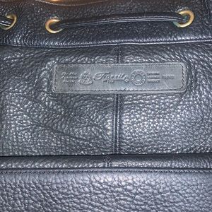 Beautiful black leather Fossil bag